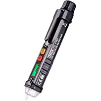 Detector de Voltaje sin Contacto con Pantalla LCD-12V-1000V Detector de Tension- Linterna LED-Alarma Sonora-Sensibilidad…